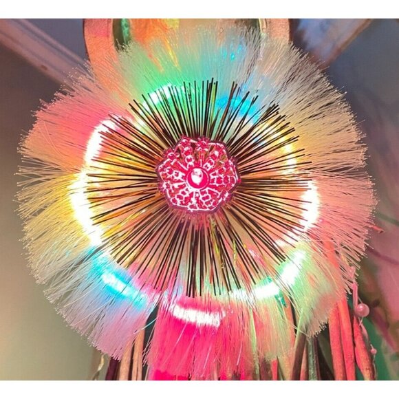 Vintage Alderbrook Tree Topper 10 Light Decoration – Works – Boxed – 7” Diameter - Picture 2 of 7